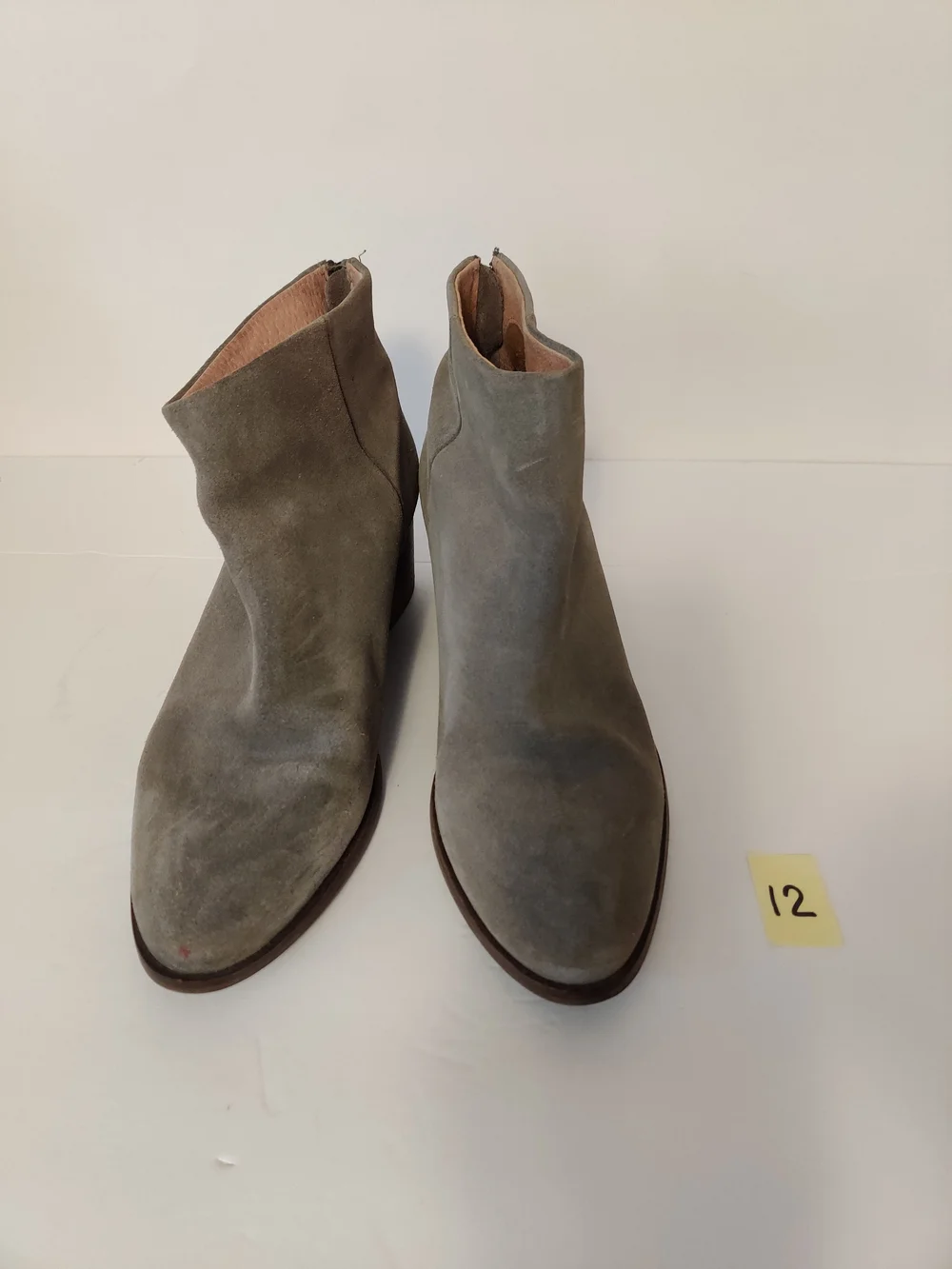 Seychelles Suede Ankle Booties in Gray 8.5